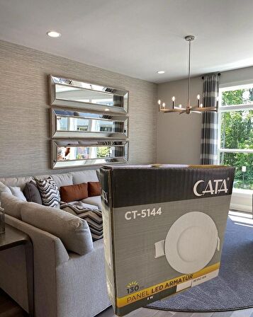 Cata 3 Watt Panel Led Armatür CT 5144 Natural Beyaz Işık 4000 Kelvin