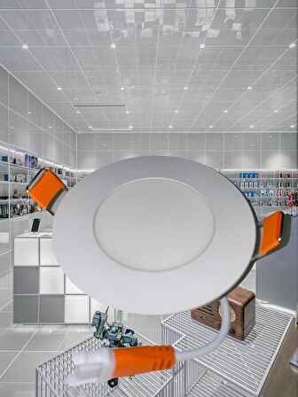 Cata 3 Watt Panel Led Armatür CT 5144 Natural Beyaz Işık 4000 Kelvin