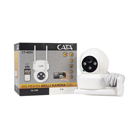 Cata CT-4051 V2 Full HD 1920x1080 Dome Güvenlik Kamerası