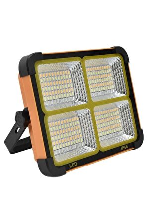 Cata Portatif Solar 200W Led Projektör Çakar Modlu 6400k+4000k+3200k  CT-4698