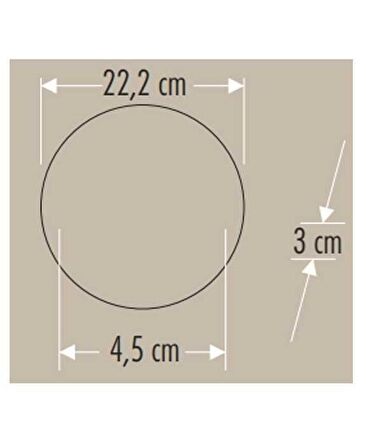 CATA 40 W SIVA ÜSTÜ X PLUS LED PANEL BEYAZ (CT-5664)