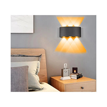 Cata CT-8011 10 Watt Haiti Siyah Kasa Aplik Amber