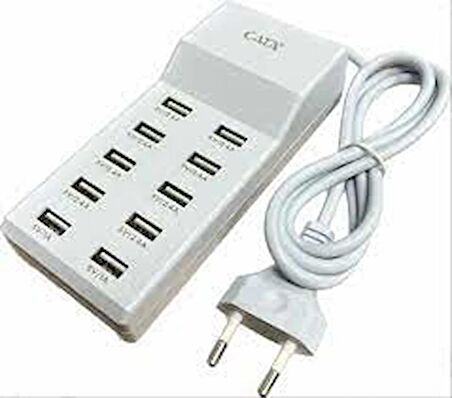 Cata CT-2554 USB Şarj Cihazı Çoklu 10xUSB/PORT 5 Watt DC 5V