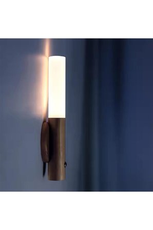 Cata Kumru Ahşap Renk Şarjlı LED Duvar Aplik Günışığı CT-5250 KahveRengi