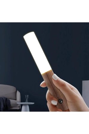 Cata Kumru Ahşap Renk Şarjlı LED Duvar Aplik Günışığı CT-5250 KahveRengi