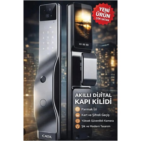 Cata Ct-4040 Akıllı Kameralı Kilit
