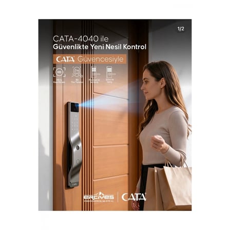 Cata Ct-4040 Akıllı Kameralı Kilit
