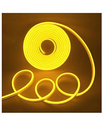 CATA 12 VOLT NEON LED AMBER RENK 5 METRE