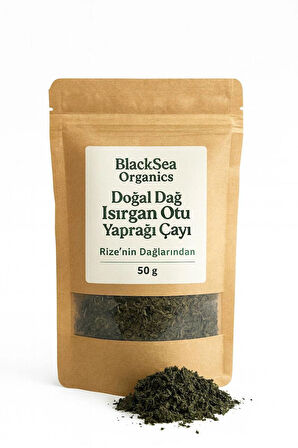 BlackSea Organics – Doğal Dağ Isırgan Otu Yaprağı Çayı (50 g) 