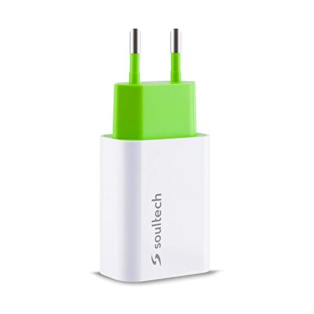 Soultech 1.1A Iphone 4G/4S Comfort Seyahat Şarjı + Usb Kablo -  SC013B