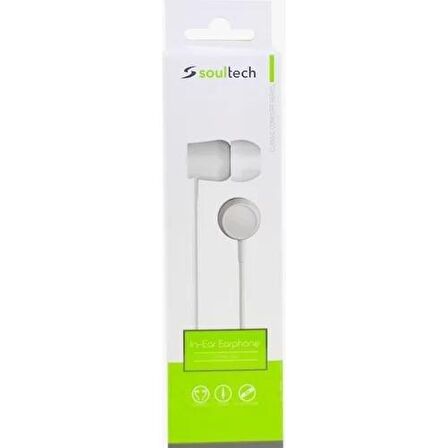 Soultech KK030 Kulak İçi Stereo Kulaklık Beyaz