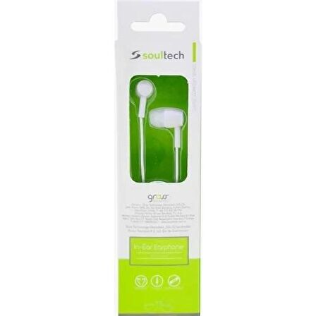 Soultech KK030 Kulak İçi Stereo Kulaklık Beyaz