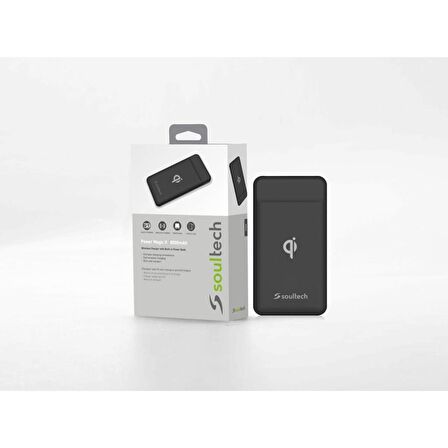 Soultech BT050S Power Magic Platinum 8000 mAh Kablosuz Hızlı Şarj Powerbank VİTRİN