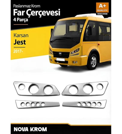 Karsan Jest Krom Far Çerçevesi 4 Prç 2017-2025