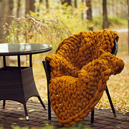 La Mia Jumbo Mor Dev Yün El Örgü İpi - J6