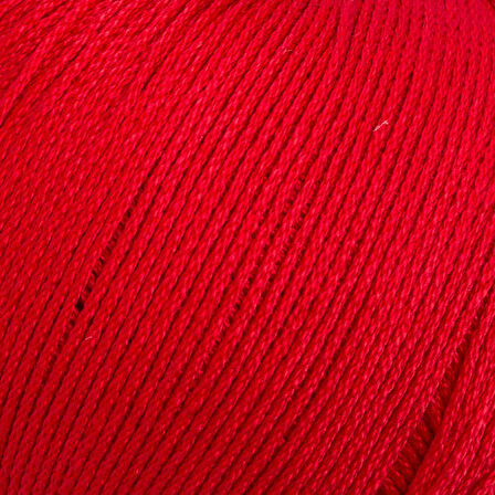 La Mia Lux Mercerized Cotton Kırmızı El Örgü İpi - 19 - 33745
