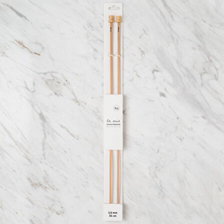 La Mia Whitewood 3.5 mm 36 cm Ahşap Örgü Şişi