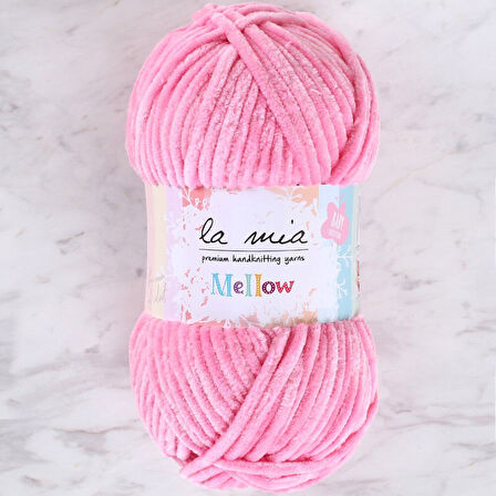 La Mia Mellow Pembe El Örgü İpi - 914 - 34160