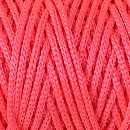 Loren Macrame Neon Pembe El Örgü İpi - L116
