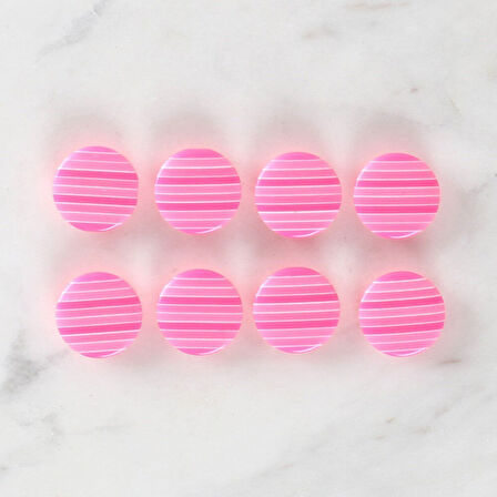 Loren Crafts 8'li Desenli Düğme - 1095