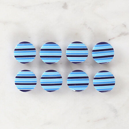 Loren Crafts 8'li Desenli Düğme - 1101