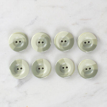 Loren Crafts 8'li Düğme Yeşil- 1127