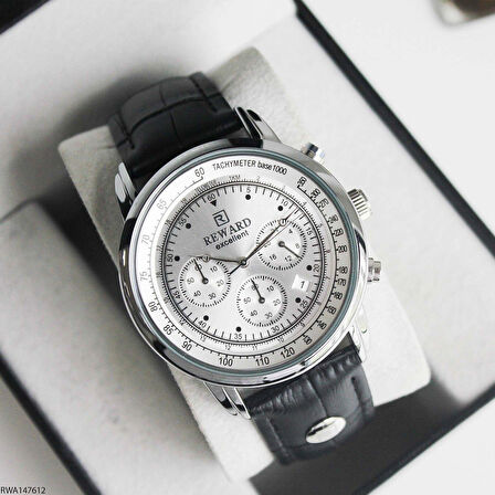 Reward Excellent RWA147612 Siyah Deri Kayışlı Erkek Kol Saati