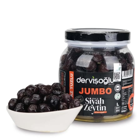 Jumbo Siyah Zeytin L 1 kg