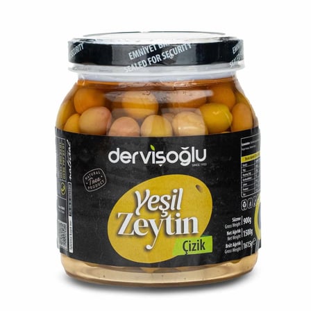 Çizik Yeşil Zeytin XL 900 Gr