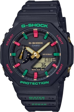 Casio G-Shock GA-2100 Siyah Renk Plastik Orijinal Shock Lastiği Kasa Silikonu