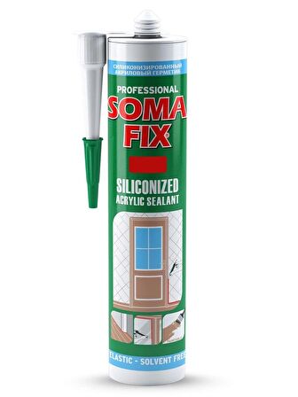 Somafix Akrilik Silikonize Mastik Kahve 310ml S123