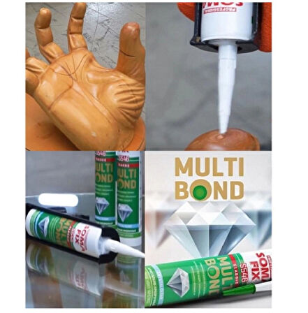 300 ml Somafix Multi Bond Hibrid Sıvı Çivi Yapıştırıcı Şeffaf Kristal