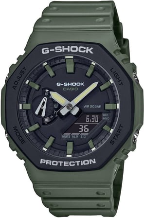 Casio G-Shock GA-2110 Haki Yeşil Plastik Orijinal Shock Lastiği Kasa Silikonu