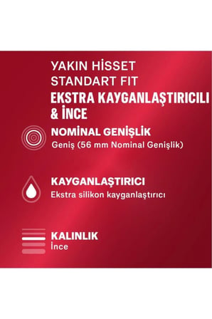 Yakın Hisset 30'lu İnce Prezervatif