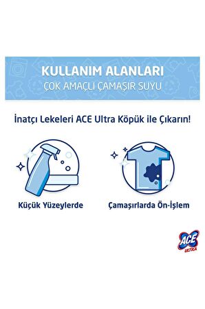 Ace Ultra Ferahlık Normal Köpük Çamaşır Suyu 3 x 700 ml