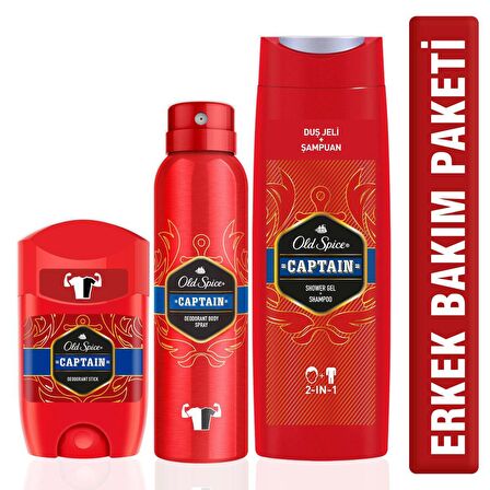 Old Spice Captain Tüm Saçlar İçin Arındırıcı Şampuan 400 ml