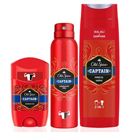 Old Spice Captain Tüm Saçlar İçin Arındırıcı Şampuan 400 ml