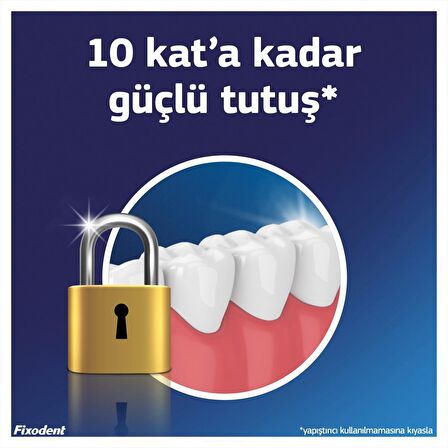 Fixodent Plus En İyi Tutuş Diş Protez Yapıştırıcı Krem 40 grX3