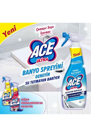 ACE Ultra Köpük Çamaşır Susuz Banyo 700 ml x 3