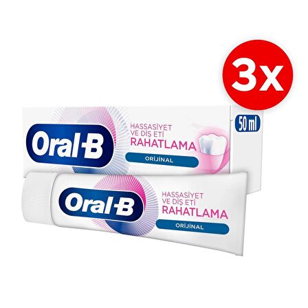 Oral-B Professional Hassasiyet ve Rahatlama Diş Macunu 50 ml x 3
