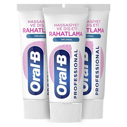 Oral-B Professional Hassasiyet ve Rahatlama Diş Macunu 50 ml x 3
