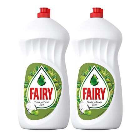 Fairy 2x1500 ml Elma Kokulu Elde Yıkama Deterjanı