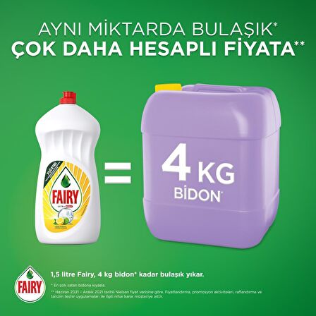 Fairy 2x1500 ml Nar Aromalı Elde Yıkama Deterjanı