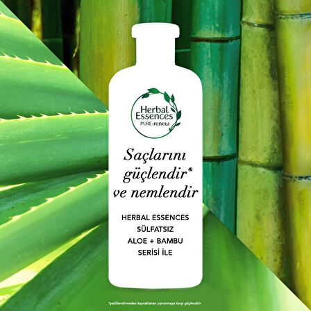 Pure Renew Tüm Saçlar İçin Besleyici Sülfatsız Bambu Özlü Şampuan 2x380 ml