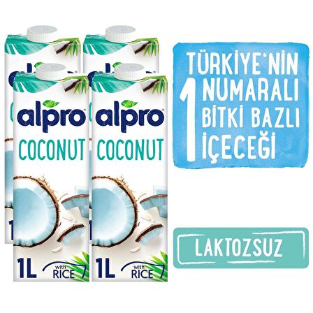 Alpro Hindistan Cevizi Sütü 4x1L