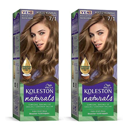Wella Koleston Naturals Kullu Kumral 7/1 2X Paket