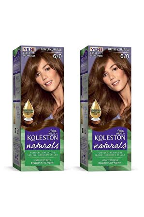 Koleston Naturals Saç Boyası 6/0 Koyu Kumral x2 Paket