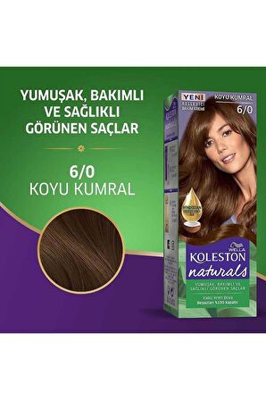 Koleston Naturals Saç Boyası 6/0 Koyu Kumral x2 Paket
