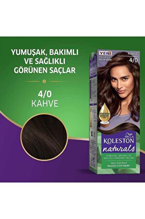 Koleston Naturals Saç Boyası 4/0 Kahve x2 Paket