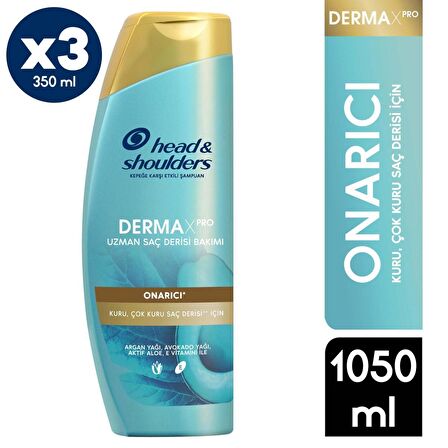 Head & Sholuders Dermaxpro Onarici Kepek Karsiti Sampuan Kuru Saç Derisi Için 350 Mlx3